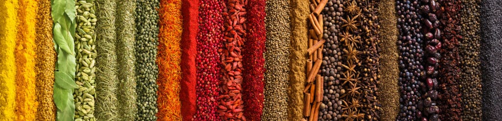selection of Indian spices