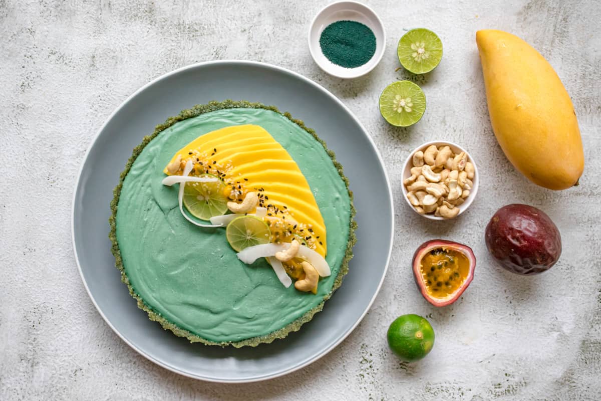key-lime-pie-garnished-with-mango-passion-fruit-and-coconut