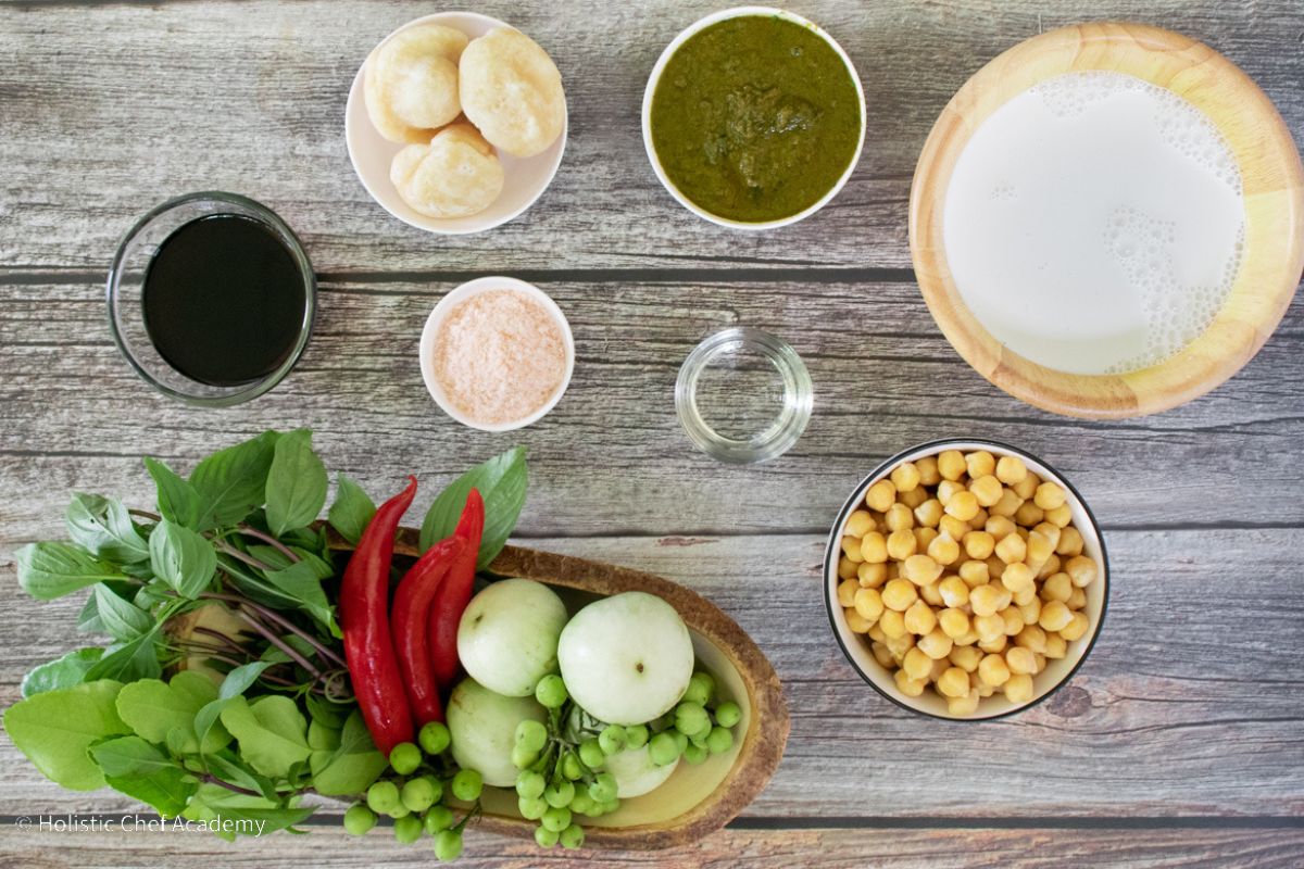 ingredients-for-thai-vegan-green-curry
