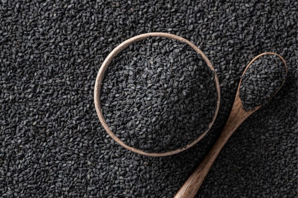 black-sesame-seeds-in-a-bowl