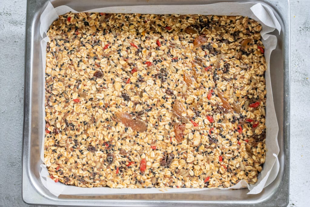 flapjack-mix-packed-tightly-into-a-tray