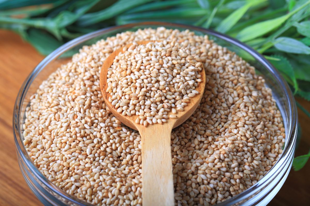 white-sesame-seeds-in-a-bowl