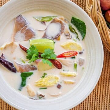 thai-coconut-soup-in-a-bowl