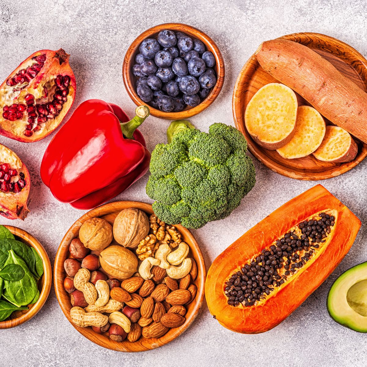 anti-inflammatory-food-display