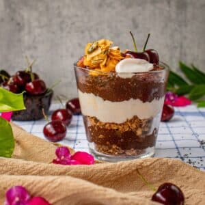 Chocolate-Chia-Seed-Pudding-with-cherry