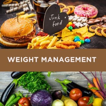 weight-management-feature-image-with-a-selection-of-healthy-food-and-junk-food