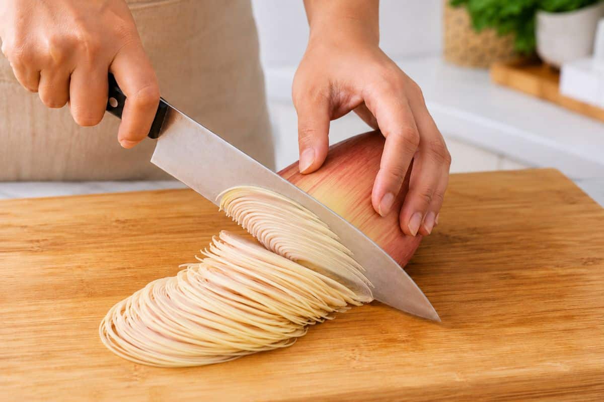 preparing-fresh-banana-flower-slicing-thinly