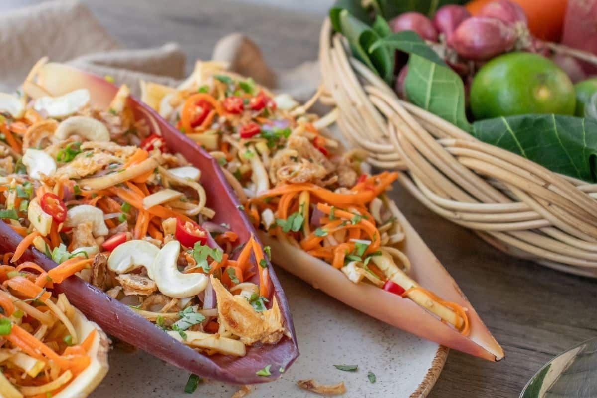 Banana-Blossom-Salad-served-with-toasted-cashews
