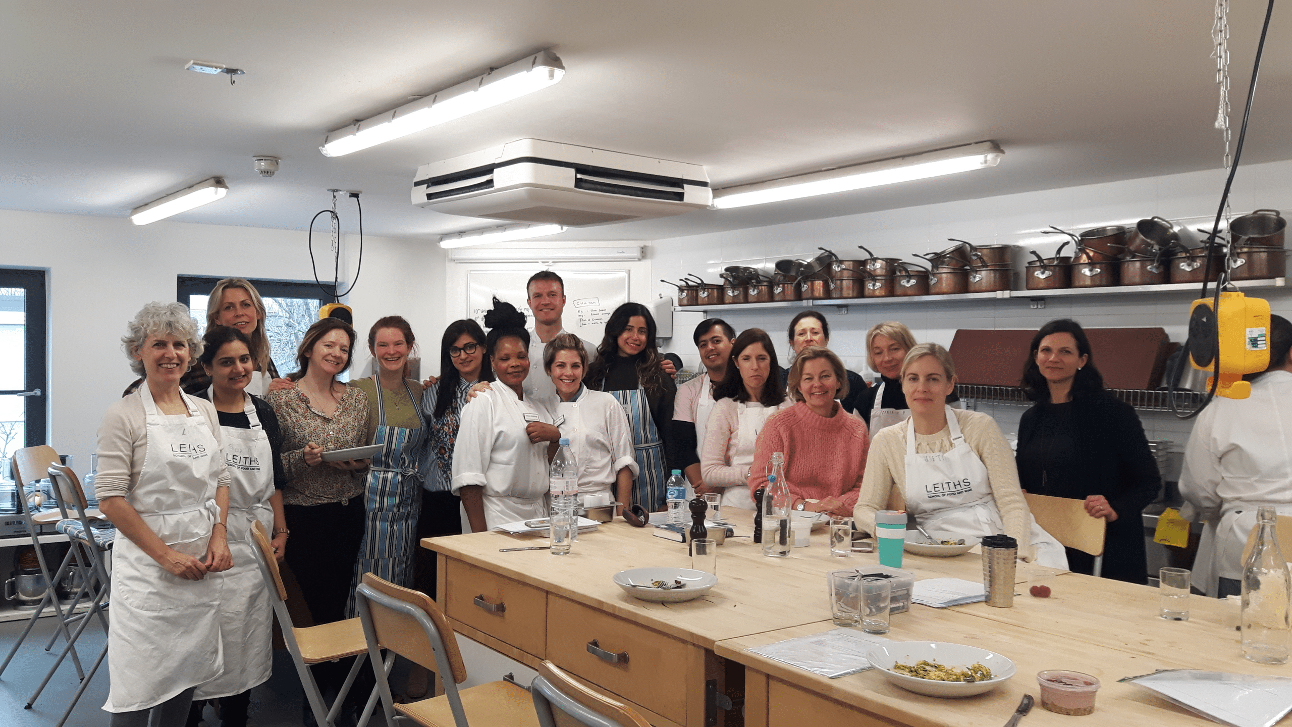 Leiths Cookery School case study - holistic chef teaching raw food and fermentation as part of a practical nutrition cookery class