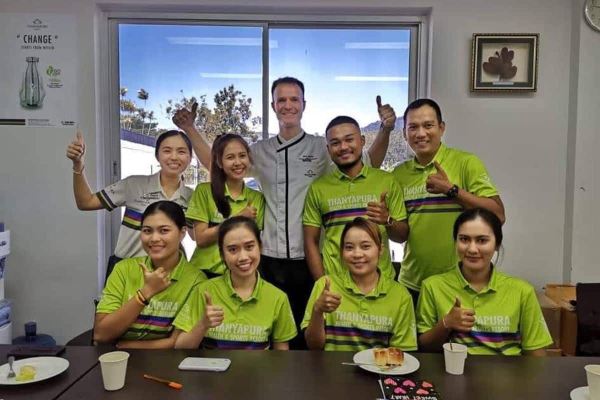 Chef training and wellness food development at Thanyapura