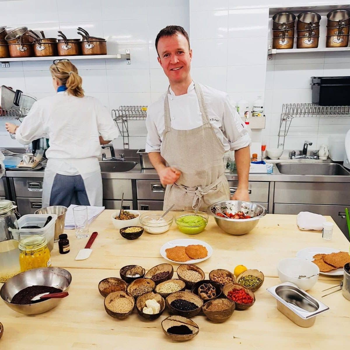 Jamie Raftery, founder of Holistic Chef Academy and guest lecturer at Leiths Cookery School.
